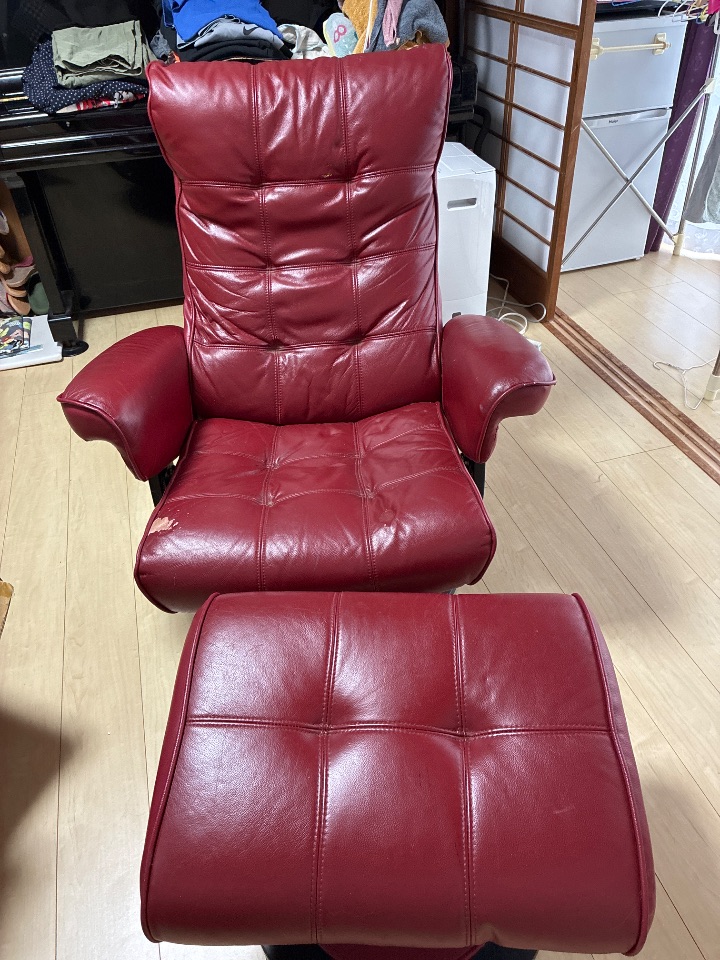 イス　オットマン付き