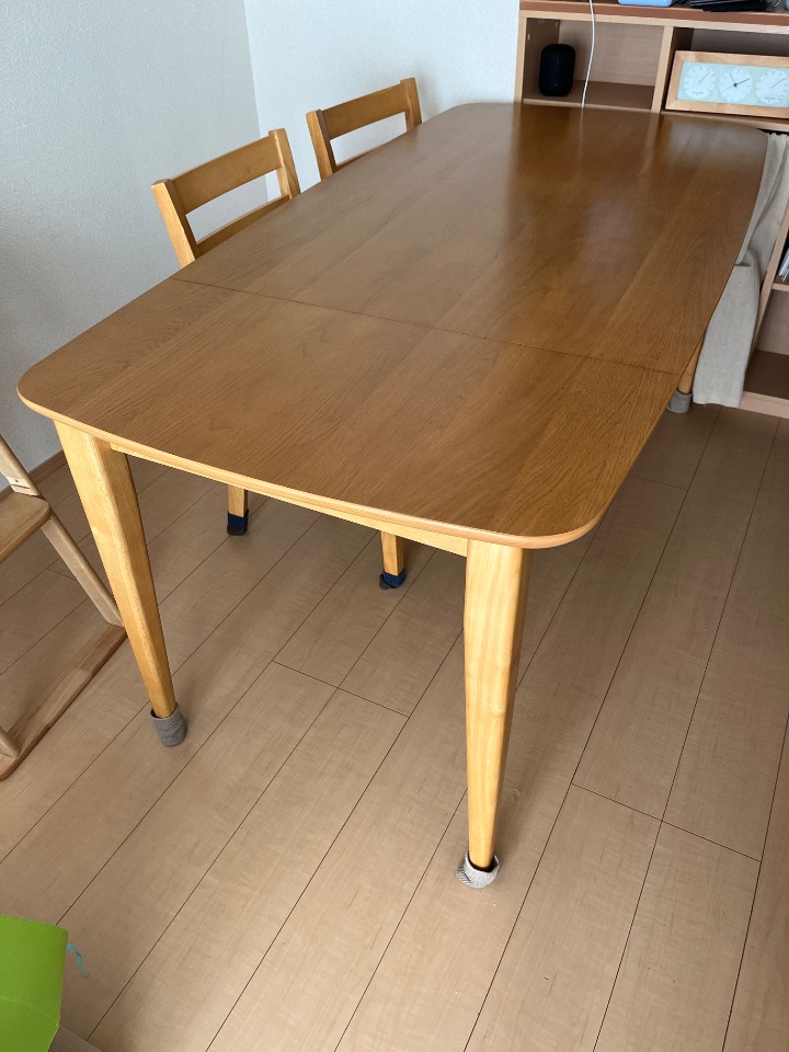 伸長式ダイニングテーブル (幅120-160cm CRD NA)・5620884
