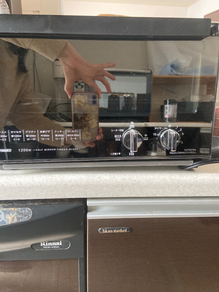 TWINBIRD TS-4047型ミラーガラスオーブントースター