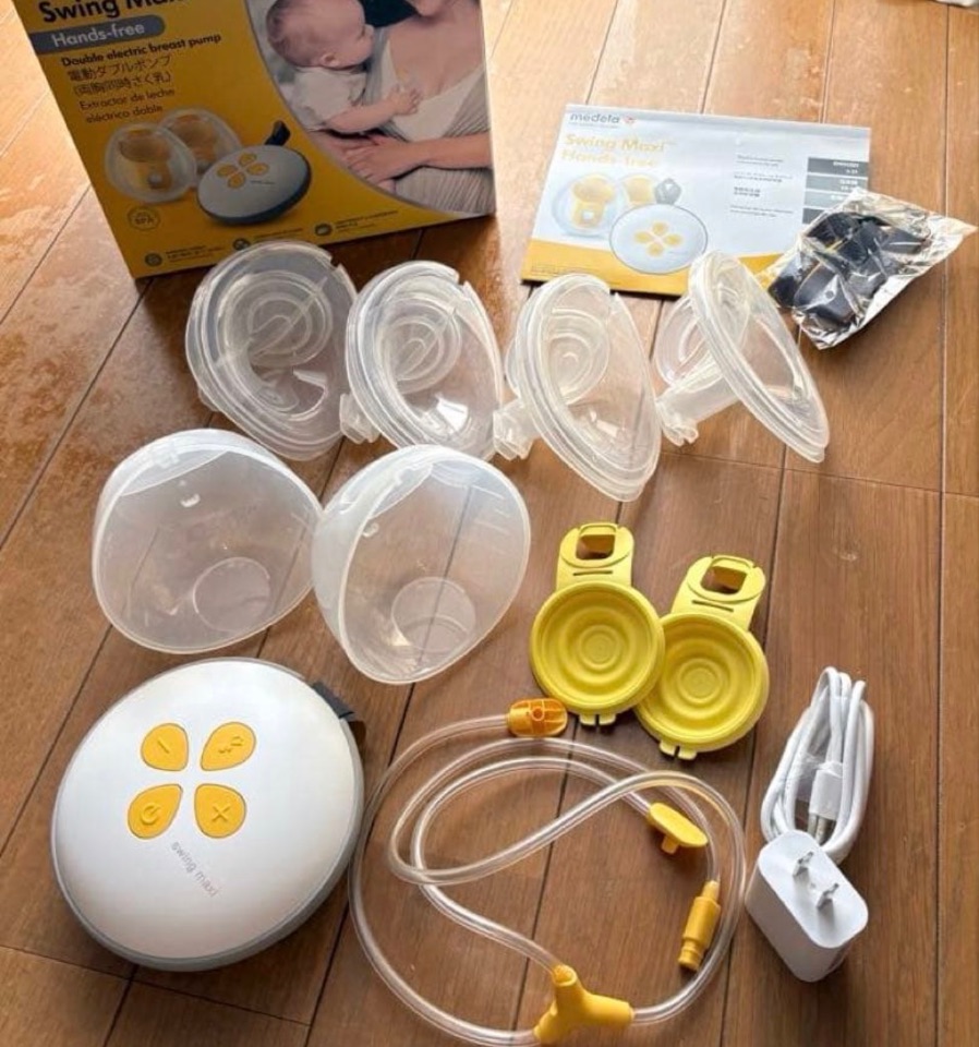 メデラ　Medela Swing Maxi 電動さく乳器 電動ダブルポンプ搾乳機