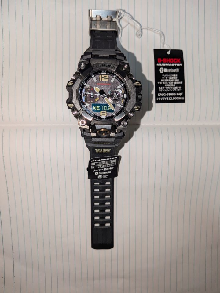 CASIO．GショックマッドマスターGWG−B1000−1AJF