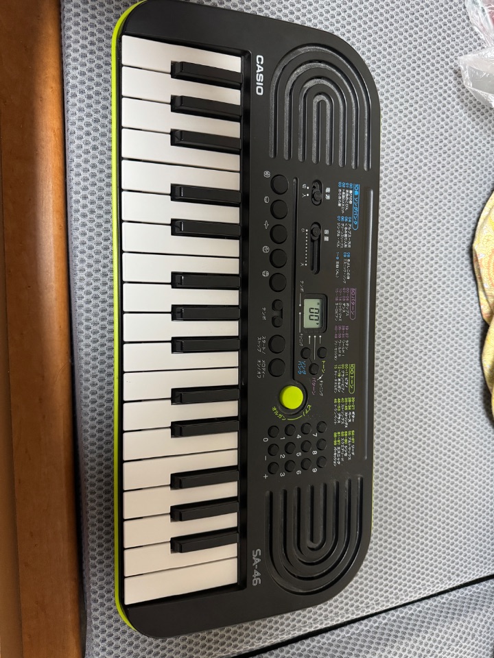 CASIO 電子ミニキーボード SA-46